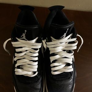 Black jordan 4s
